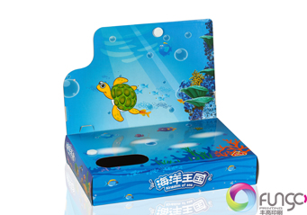 带翻盖型玩具包装盒印刷